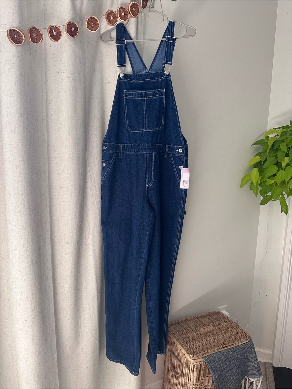 a new day Dark Blue Denim Overalls Jumpsuit